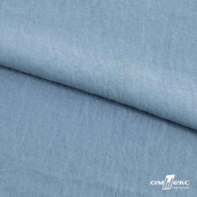 Ткань плательная Муар, 100% полиэстер,165 (+/-5) гр/м2, шир. 150 см, цв. Серо-голубой - купить в Северодвинске. Цена 215.65 руб.