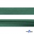 Косая бейка атласная "Омтекс" 15 мм х 132 м, цв. 056 темный зеленый - купить в Северодвинске. Цена: 225.81 руб.