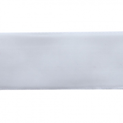 Лента бархатная нейлон, шир.25 мм, (упак. 45,7м), цв.01-белый - купить в Северодвинске. Цена: 981.09 руб.