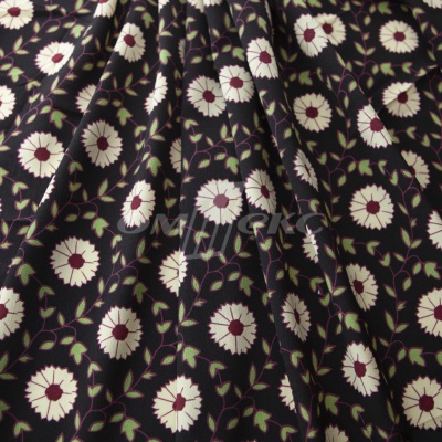 Плательная ткань "Фламенко" 10.1, 80 гр/м2, шир.150 см, принт растительный - купить в Северодвинске. Цена 241.49 руб.