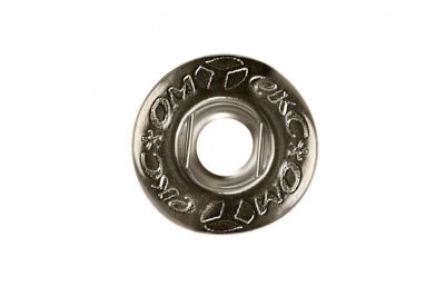 Кнопка металлическая "Альфа" с пружиной, 15 мм (уп. 720+/-20 шт), цвет никель - купить в Северодвинске. Цена: 1 466.73 руб.