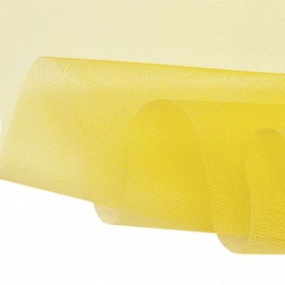 Фатин жесткий 16-68, 22 гр/м2, шир.180см, цвет жёлтый - купить в Северодвинске. Цена 89.29 руб.