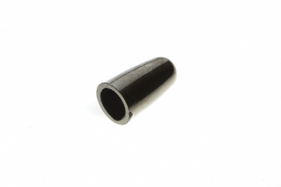 8100-Наконечник пластиковый под металл 15 мм-тем.никель - купить в Северодвинске. Цена: 2.45 руб.