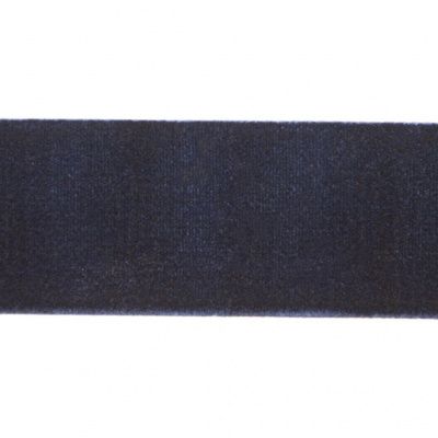 Лента бархатная нейлон, шир.25 мм, (упак. 45,7м), цв.180-т.синий - купить в Северодвинске. Цена: 800.84 руб.