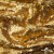 Трикотажное полотно, Сетка с пайетками,188 гр/м2, шир.140 см, цв.-тем.золото (#51) - купить в Северодвинске. Цена 505.15 руб.