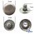 Кнопка металлическая "Альфа" с пружиной, 15 мм (уп. 720+/-20 шт), цвет никель - купить в Северодвинске. Цена: 1 466.73 руб.