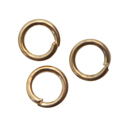 Кольцо  соединительное для бижутерии 4 мм, цв.-золото - купить в Северодвинске. Цена: 0.41 руб.