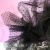Евро-фатин горох, 100% полиэфир, 15 г/м2, 150 см. 16-167/черный - купить в Северодвинске. Цена 241.13 руб.
