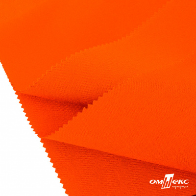Ткань смесовая для спецодежды "Униформ" 17-1350, 200 гр/м2, шир.150 см, цвет люм.оранжевый - купить в Северодвинске. Цена 140.14 руб.