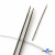 Спицы для вязания металлические d-2.5 мм круговые на тросике 53 см - купить в Северодвинске. Цена: 53.90 руб.