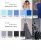Креп стрейч Амузен 14-4122, 85 гр/м2, шир.150см, цвет голубой - купить в Северодвинске. Цена 148.37 руб.