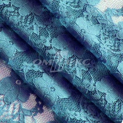 Кружевное полотно стрейч 15A61/BLUE, 100 гр/м2, шир.150см - купить в Северодвинске. Цена 1 581 руб.