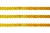 Пайетки "ОмТекс" на нитях, CREAM, 6 мм С / упак.73+/-1м, цв. 92 - золото - купить в Северодвинске. Цена: 484.77 руб.