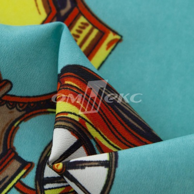Плательная ткань "Фламенко" 16.2, 80 гр/м2, шир.150 см, принт этнический - купить в Северодвинске. Цена 241.49 руб.