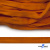 Шнур плетеный (плоский) d-12 мм, (уп.90+/-1м), 100% полиэстер, цв.267 - оранжевый - купить в Северодвинске. Цена: 8.62 руб.
