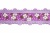 Тесьма декоративная 0385-6169, шир. 25 мм/уп. 22,8+/-1 м, цвет 01-фиолетовый - купить в Северодвинске. Цена: 387.43 руб.