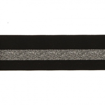 #2/6-Лента эластичная вязаная с рисунком шир.52 мм (45,7+/-0,5 м/бобина) - купить в Северодвинске. Цена: 69.33 руб.