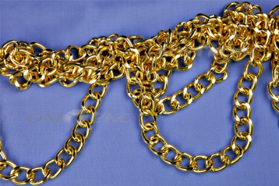 Цепь металл декоративная №11 (17*13) золото (10+/-1 м)  - купить в Северодвинске. Цена: 1 341.87 руб.