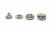Кнопка металлическая "Альфа" с пружиной, 15 мм (уп. 720+/-20 шт), цвет никель - купить в Северодвинске. Цена: 1 481.69 руб.