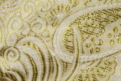 Ткань костюмная жаккард №5, 140 гр/м2, шир.150см, цвет золото - купить в Северодвинске. Цена 383.29 руб.