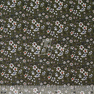 Плательная ткань "Фламенко" 11.2, 80 гр/м2, шир.150 см, принт растительный - купить в Северодвинске. Цена 259.21 руб.
