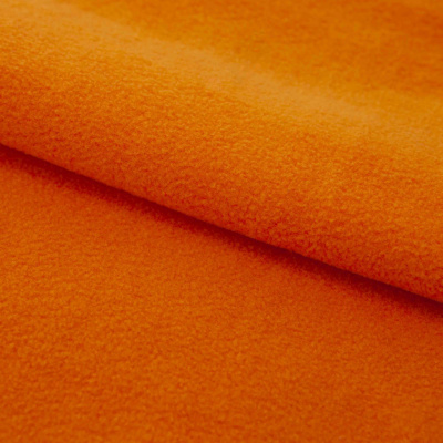 Флис DTY 16-1358, 250 г/м2, шир. 150 см, цвет оранжевый - купить в Северодвинске. Цена 640.46 руб.