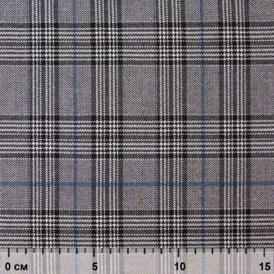 Ткань костюмная "Клер" 80% P, 16% R, 4% S, 200 г/м2, шир.150 см,#3 цв-серый/синий - купить в Северодвинске. Цена 412.02 руб.
