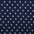 Креп стрейч Амузен, 85 г/м2, 19-3920 (т.синий)/белый крупный горох, шир.150 см - купить в Северодвинске. Цена 220.50 руб.