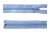 Спиральная молния Т5 351, 75 см, автомат, цвет св.голубой - купить в Северодвинске. Цена: 16.28 руб.