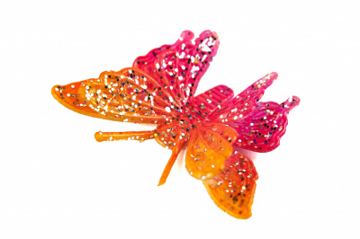 Бабочка декоративная пластиковая #10 - купить в Северодвинске. Цена: 7.09 руб.
