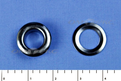 Люверсы металлические, блочка/кольцо, №5 (8 мм) упак.1000 шт- цв.никель - купить в Северодвинске. Цена: 392 руб.