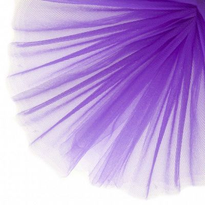 Фатин матовый 16-85, 12 гр/м2, шир.300см, цвет фиолетовый - купить в Северодвинске. Цена 96.31 руб.