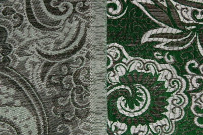 Ткань костюмная жаккард, 135 гр/м2, шир.150см, цвет зелёный№4 - купить в Северодвинске. Цена 441.94 руб.