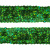 Тесьма с пайетками D4, шир. 20 мм/уп. 25+/-1 м, цвет зелёный - купить в Северодвинске. Цена: 778.19 руб.