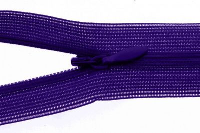Молния потайная Т3 866, 50 см, капрон, цвет фиолетовый - купить в Северодвинске. Цена: 8.62 руб.