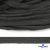 Шнур плетеный d-8 мм плоский, 70% хлопок 30% полиэстер, уп.85+/-1 м, цв.1026-серый - купить в Северодвинске. Цена: 735 руб.