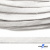 Шнур плетеный d-8 мм плоский, 70% хлопок 30% полиэстер, уп.85+/-1 м, цв.1018-белый - купить в Северодвинске. Цена: 735 руб.