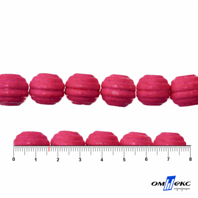 0309-Бусины деревянные "ОмТекс", 16 мм, упак.50+/-3шт, цв.023-розовый - купить в Северодвинске. Цена: 62.22 руб.