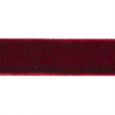 Лента бархатная нейлон, шир.12 мм, (упак. 45,7м), цв.240-бордо - купить в Северодвинске. Цена: 392 руб.