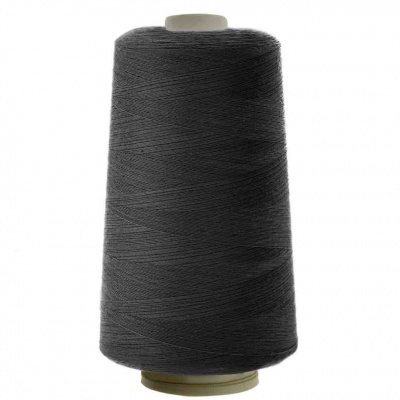 Швейные нитки (армированные) 28S/2, нам. 2 500 м, цвет чёрный - купить в Северодвинске. Цена: 139.91 руб.