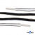 Шнурки #4-27, круглые 130 см, двухцветные (черно/белый) - купить в Северодвинске. Цена: 47.04 руб.