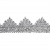 Тесьма металлизированная 0384-0240, шир. 40 мм/уп. 25+/-1 м, цвет серебро - купить в Северодвинске. Цена: 490.74 руб.