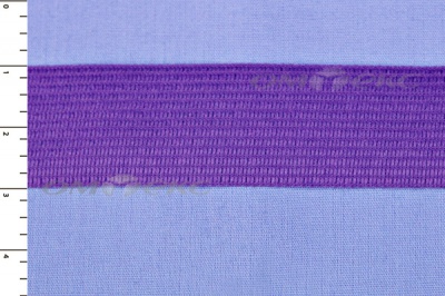 Окантовочная тесьма №0225, шир. 22 мм (в упак. 100 м), цвет фиолет - купить в Северодвинске. Цена: 271.60 руб.