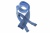 Тракторная молния Т5 351, 90 см, автомат, цвет св.голубой - купить в Северодвинске. Цена: 38.06 руб.