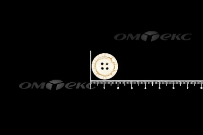 Пуговица деревянная круглая №33 (18мм) - купить в Северодвинске. Цена: 2.55 руб.