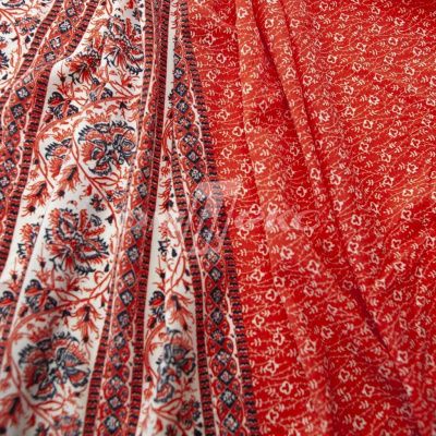 Плательная ткань "Фламенко" 24.1, 80 гр/м2, шир.150 см, принт этнический - купить в Северодвинске. Цена 243.96 руб.