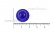 Пуговица поварская "Пукля", 10 мм, цвет синий - купить в Северодвинске. Цена: 5.66 руб.