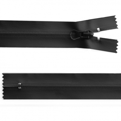 Молния водонепроницаемая PVC Т-7, 20 см, неразъемная, цвет чёрный - купить в Северодвинске. Цена: 21.56 руб.