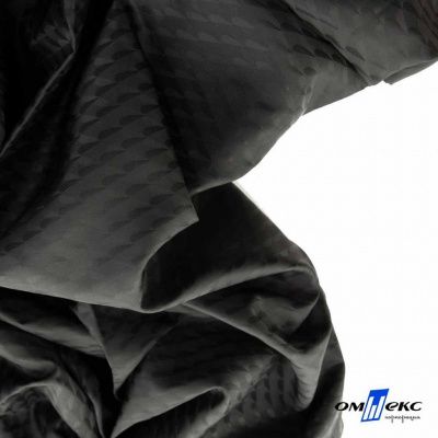 Ткань подкладочная Жаккард PV2416932, 93г/м2, 145 см,черный - купить в Северодвинске. Цена 241.46 руб.