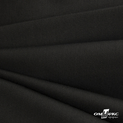 Костюмная ткань с вискозой "Диана", 260 гр/м2, шир.150см, цвет чёрный - купить в Северодвинске. Цена 434.07 руб.
